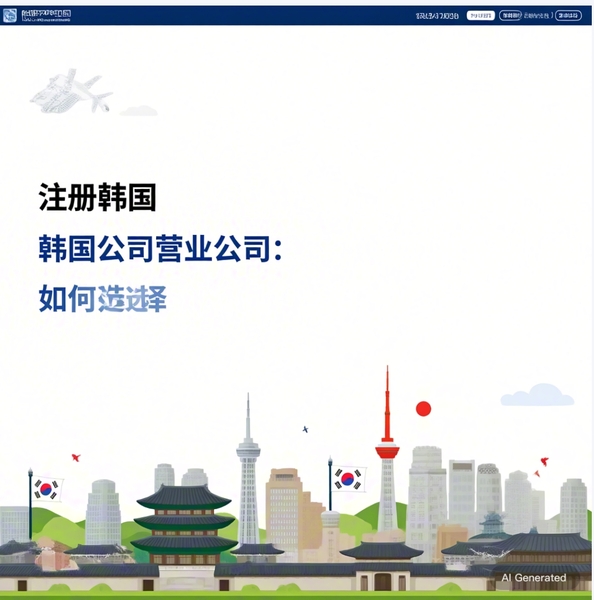韩国公司注册的营业范围如何选择