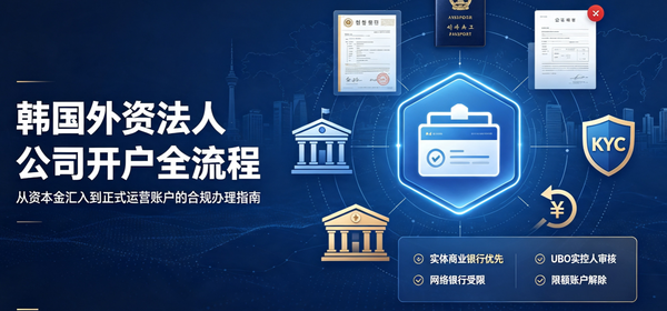 韩国公司如何开户