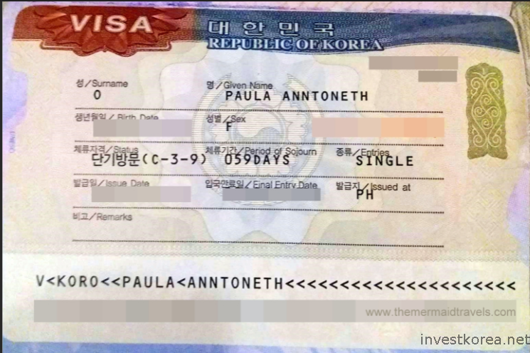 韩国签证的申请